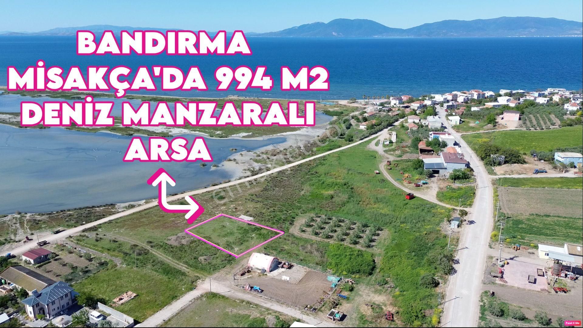 Bandırma Misakça'da 994 M2 Deniz Manzaralı Arsa
