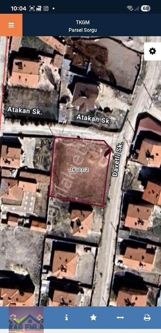 Saraçoglu Eröldüren Mevkisinde 2 Kata İmarlı Hesaplı Arsa