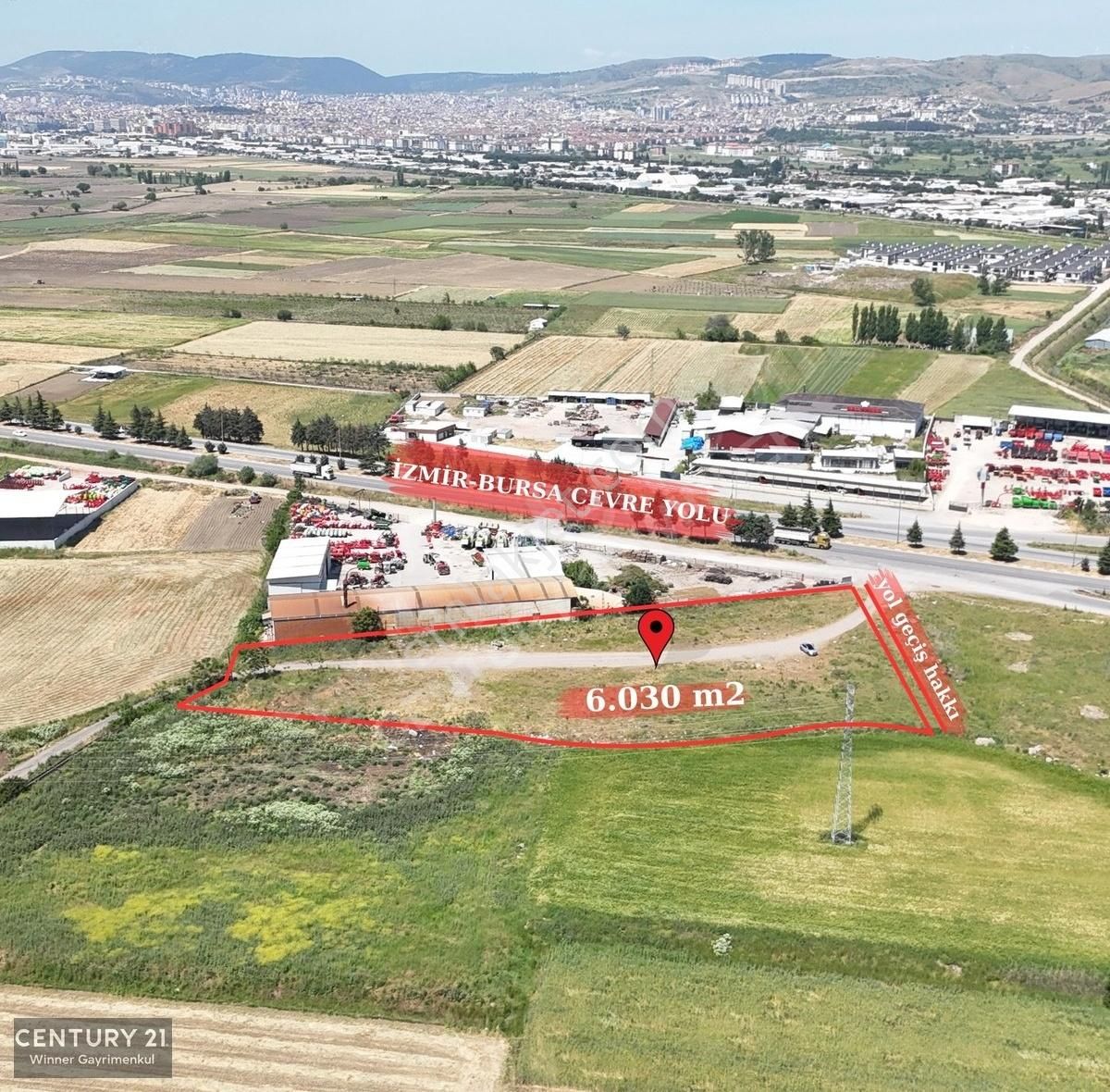 C21 Winner Balıkesir Köseler'de 6.030m² Kiralık Tarla