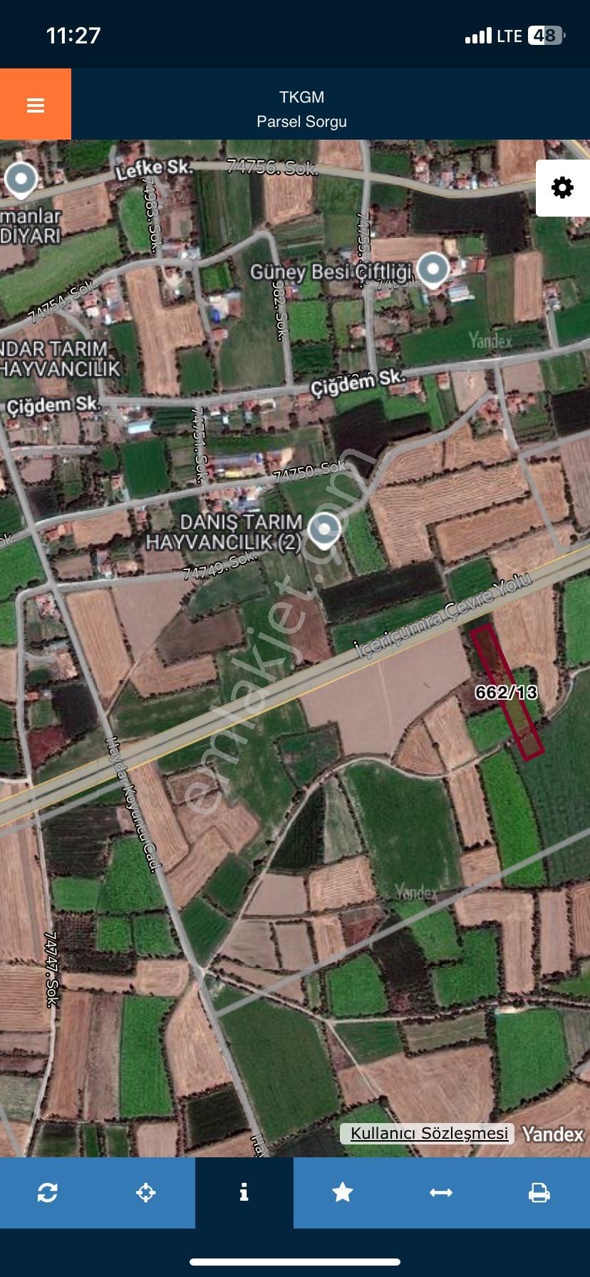 İçeri Çumra Çevre Yola Cephe Müstakil 4.384 M2 Bahçe. Açıklamayı Okuyunuz.