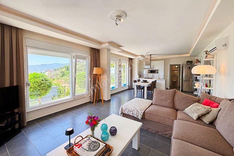 Alanya Kestel Yaylalı Mah.full Eşyalı Satılık 2+1 Villa - Görsel 4