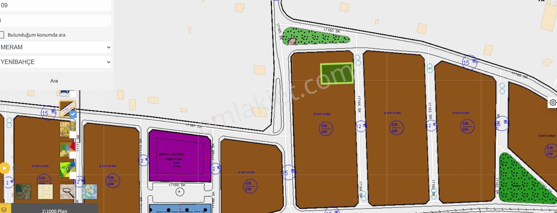 Meram Yenibahçe'de İki Kata İmarlı 1012 M2 Müstakil Satılık Arsa - Görsel 10