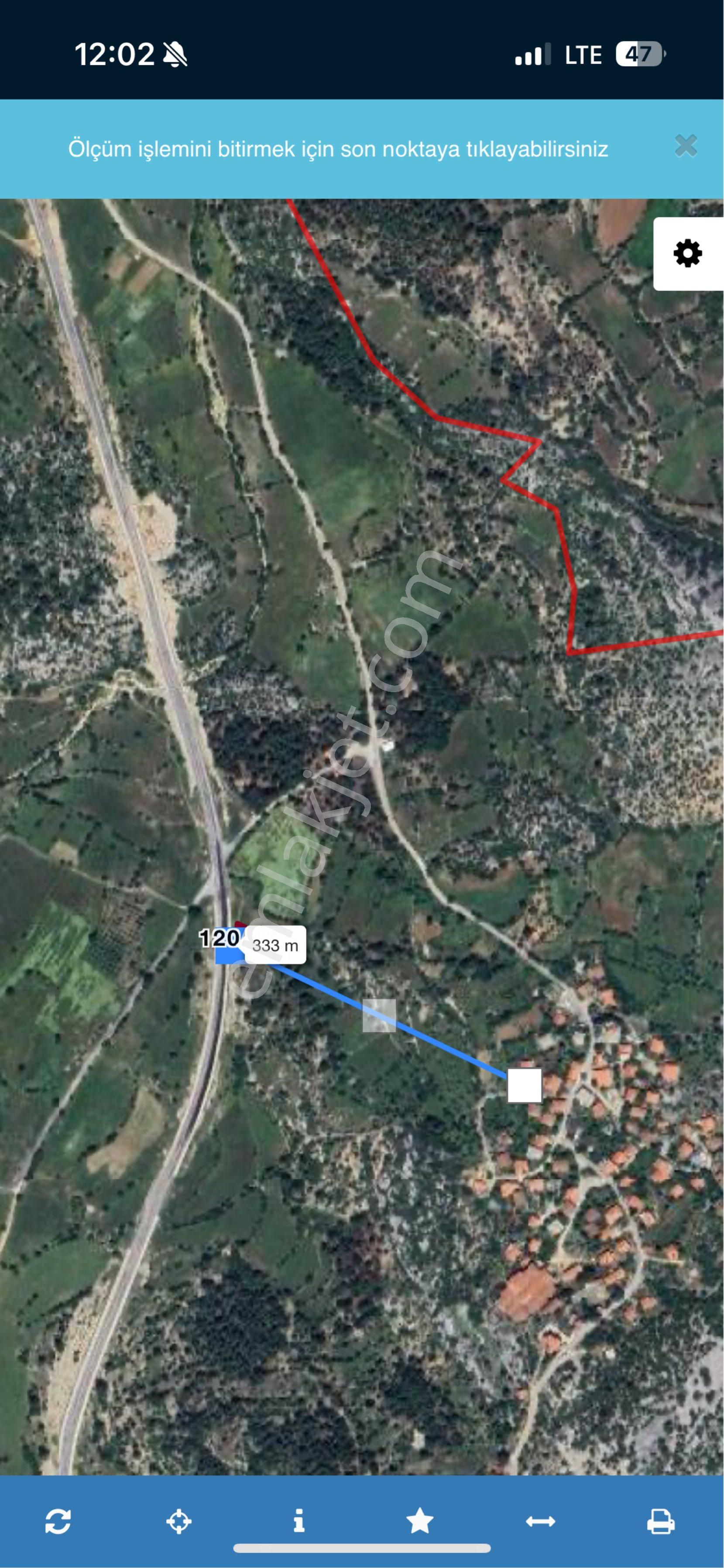 Antalya Akseki Emiraşıklar Mahallesinde Anayola Sıfır 179 M2 Yatırım Fırsatı