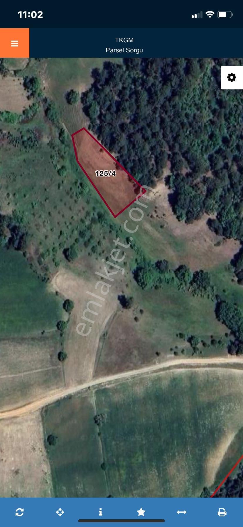 Keles Pınarcık'ta Yolu Olan Satılık 1634m2 Tek Tapu Arsa