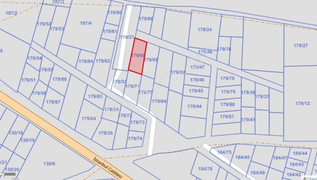 Kırklareli Pınarhisar Kaynarca'da 561m² Villa İmarlı Arsa