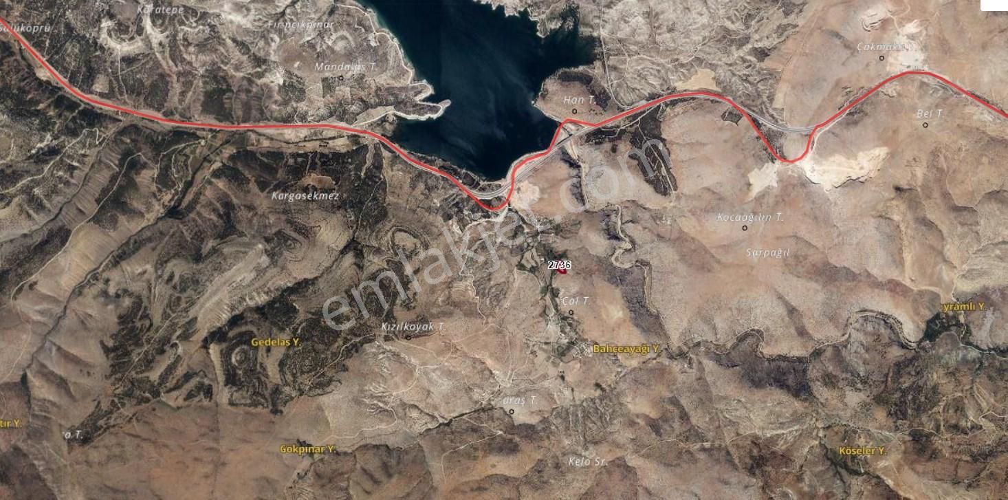 Meram Dere Altınapa Barajına Yakın 5480m2 Müstakil Satılık Bahçe