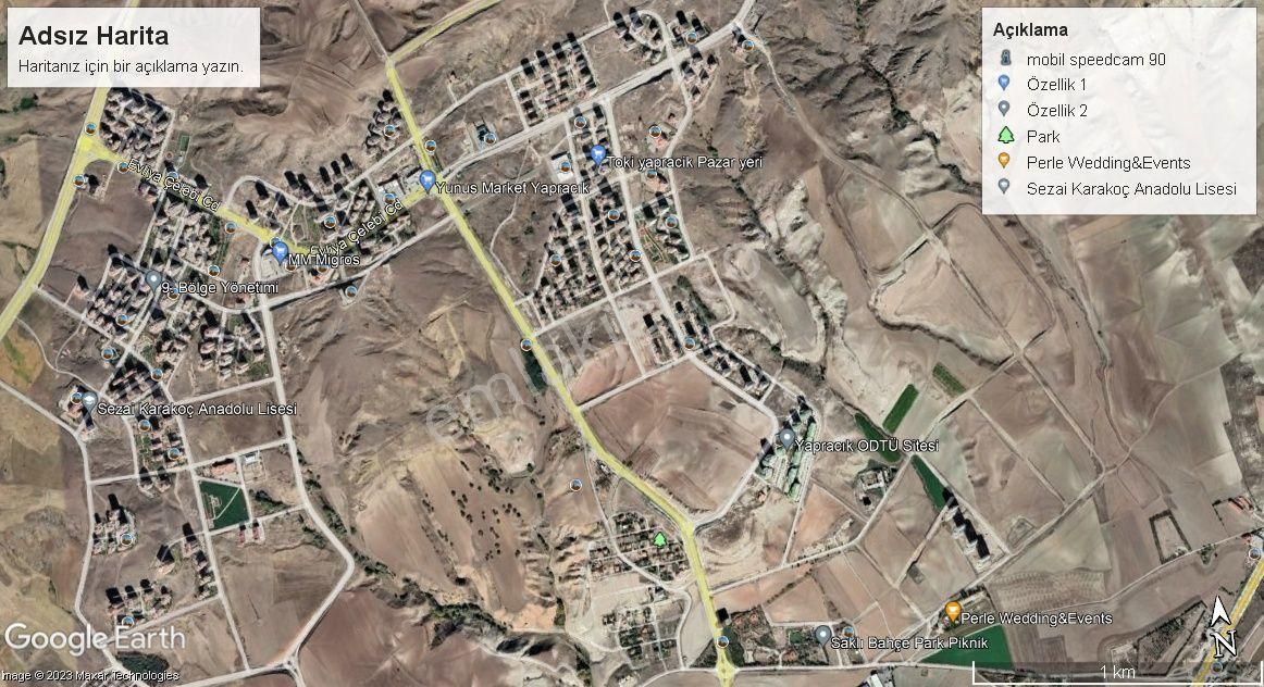 Eskişehir Yolu Yukarıyurtçu Da Tek Tapu Satılık Bağ/bahçe Arazi