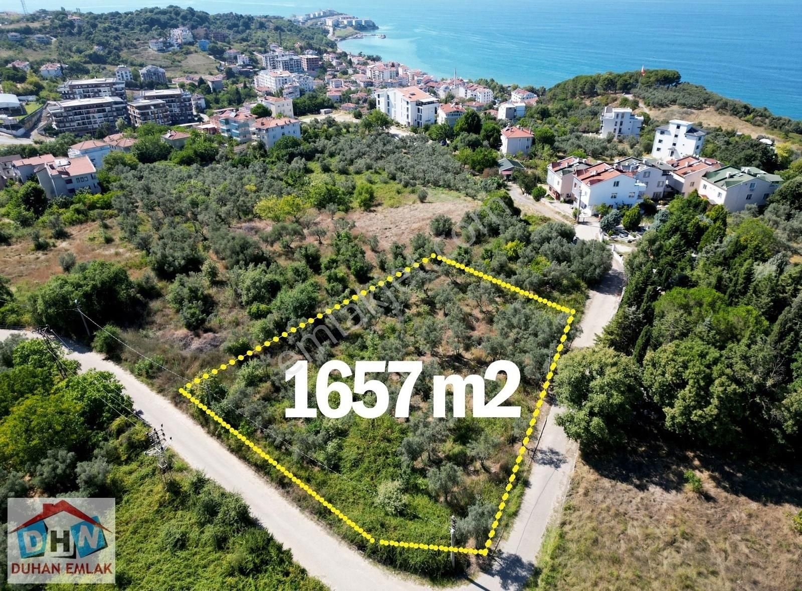 Duhan Emlak'tan Çınarcık Koru'da 1.657m2 Deniz Manzaralı Fırsat