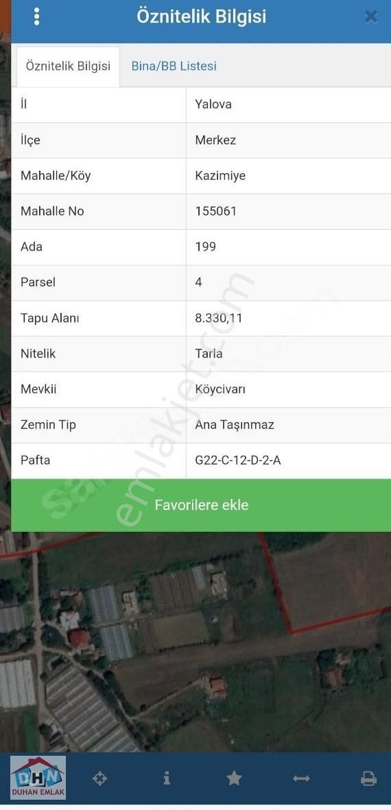 Duhan'dan Kazimiye Bölgesinde Fırsat Arazi