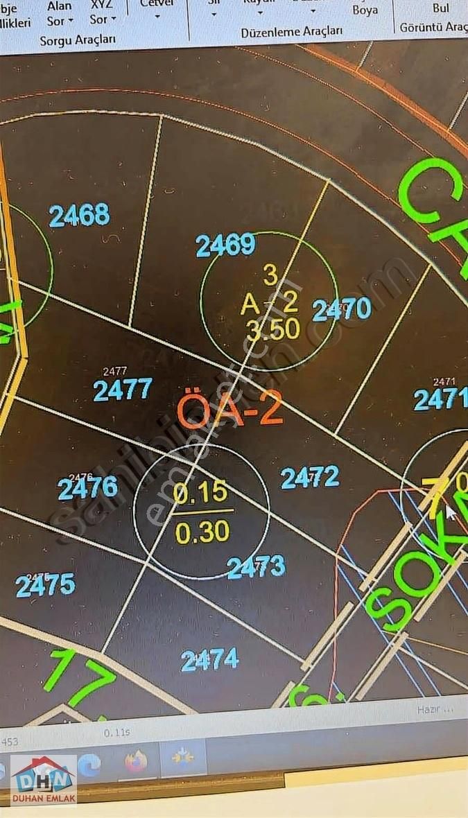 Duhan Emlak'tan Akköyde Etrafı Çevrili Temizlenmiş Fırsat 432m2