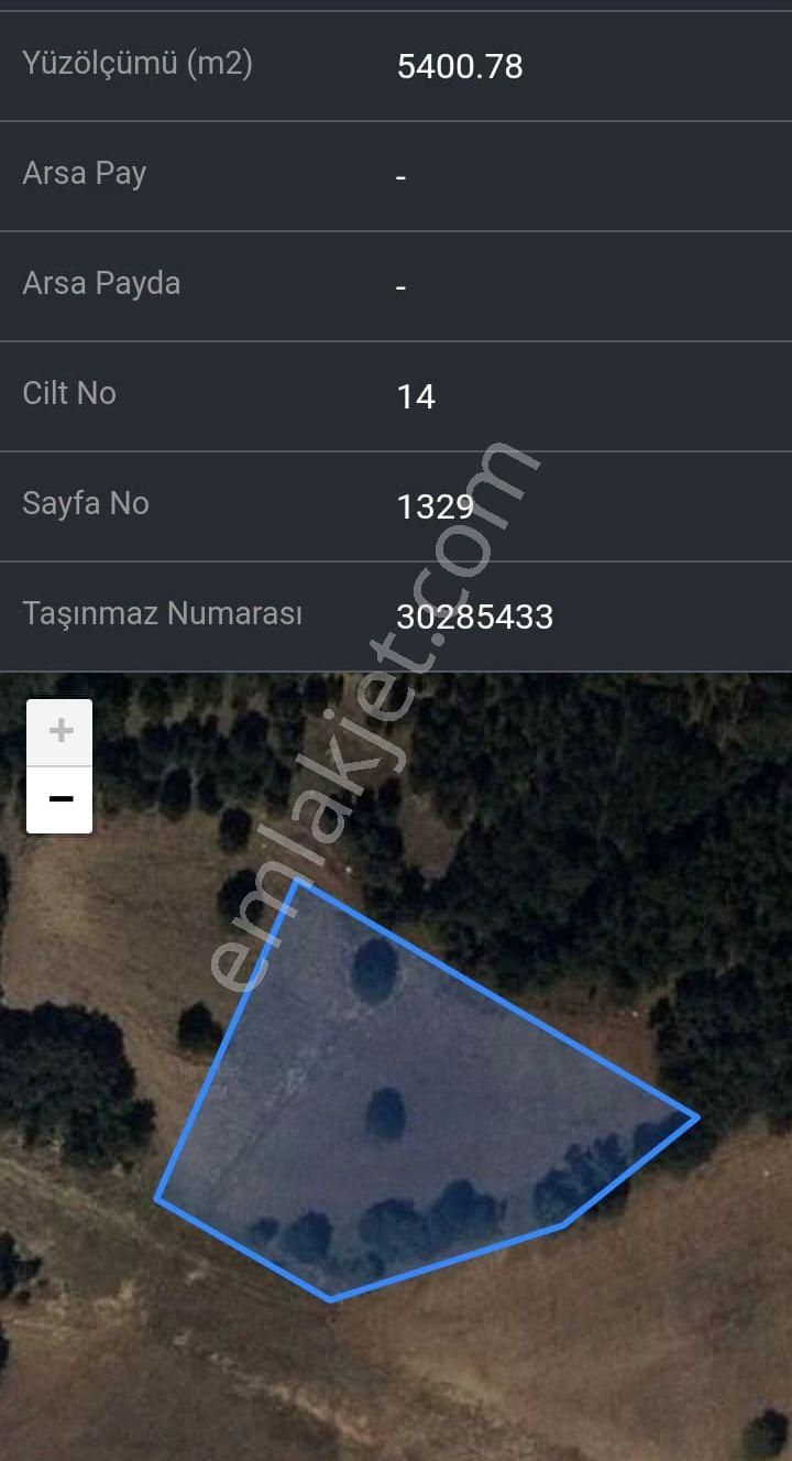 Ekşioğlu Gyd'den Çanakkale Biga Akyaprak 3600m2 Satılık Tarla