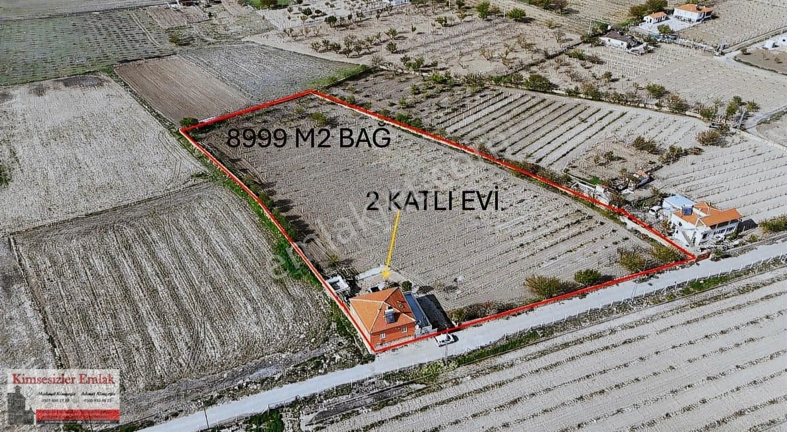 İncesu Bedir Bağlarında Satılık 8999 M2 Arsalı Evli Bağ