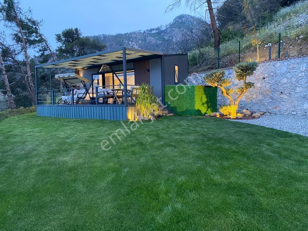 Lotus'tan Marmaris Turunç'ta Deniz Manzaralı Satılık Tiny House Ve Arsası