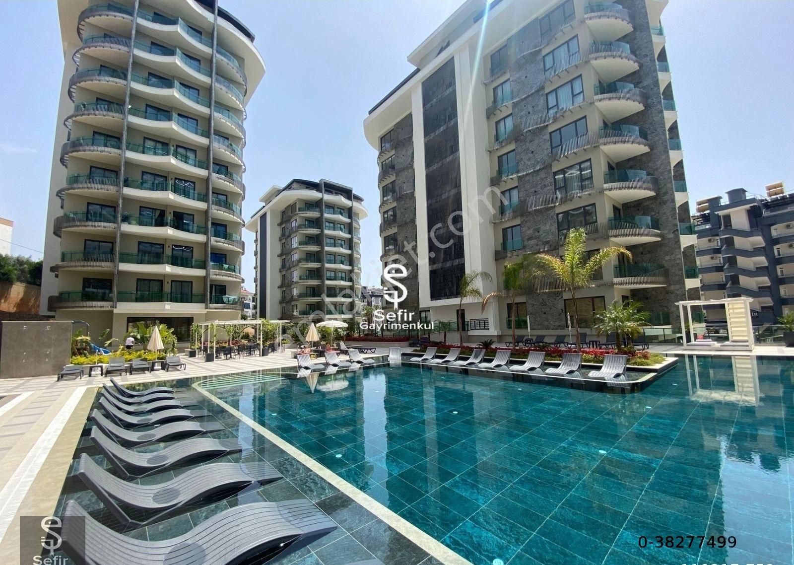 Alanya Best Home 45'de Lüks Eşyalı Deniz Manzaralı 1+1 Kiralık Daire
