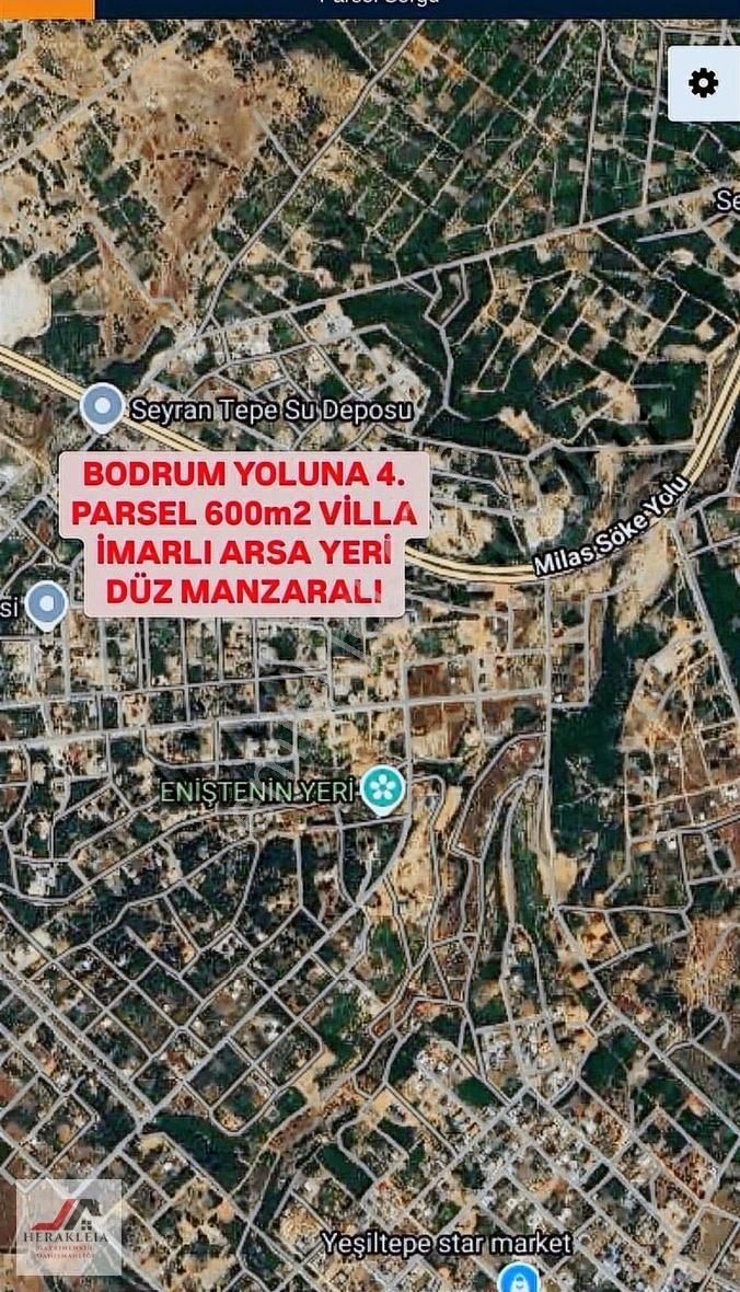 Seyrantepe 1. Bölgede Yeri Düz Manzaralı Villa İmarlı Arsa