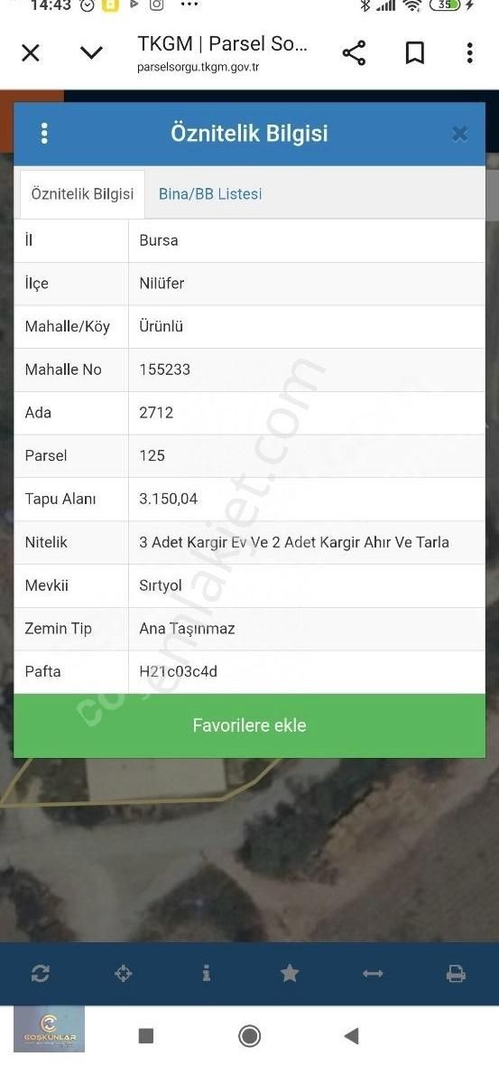 Ürünlüde Satılık Hisse