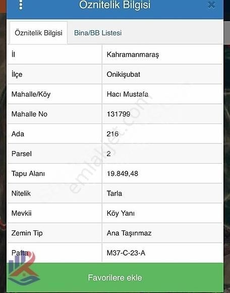 Reos Gayrimenkul'den Önsen Köprüsüne Cephe Yatırımlık Tarla