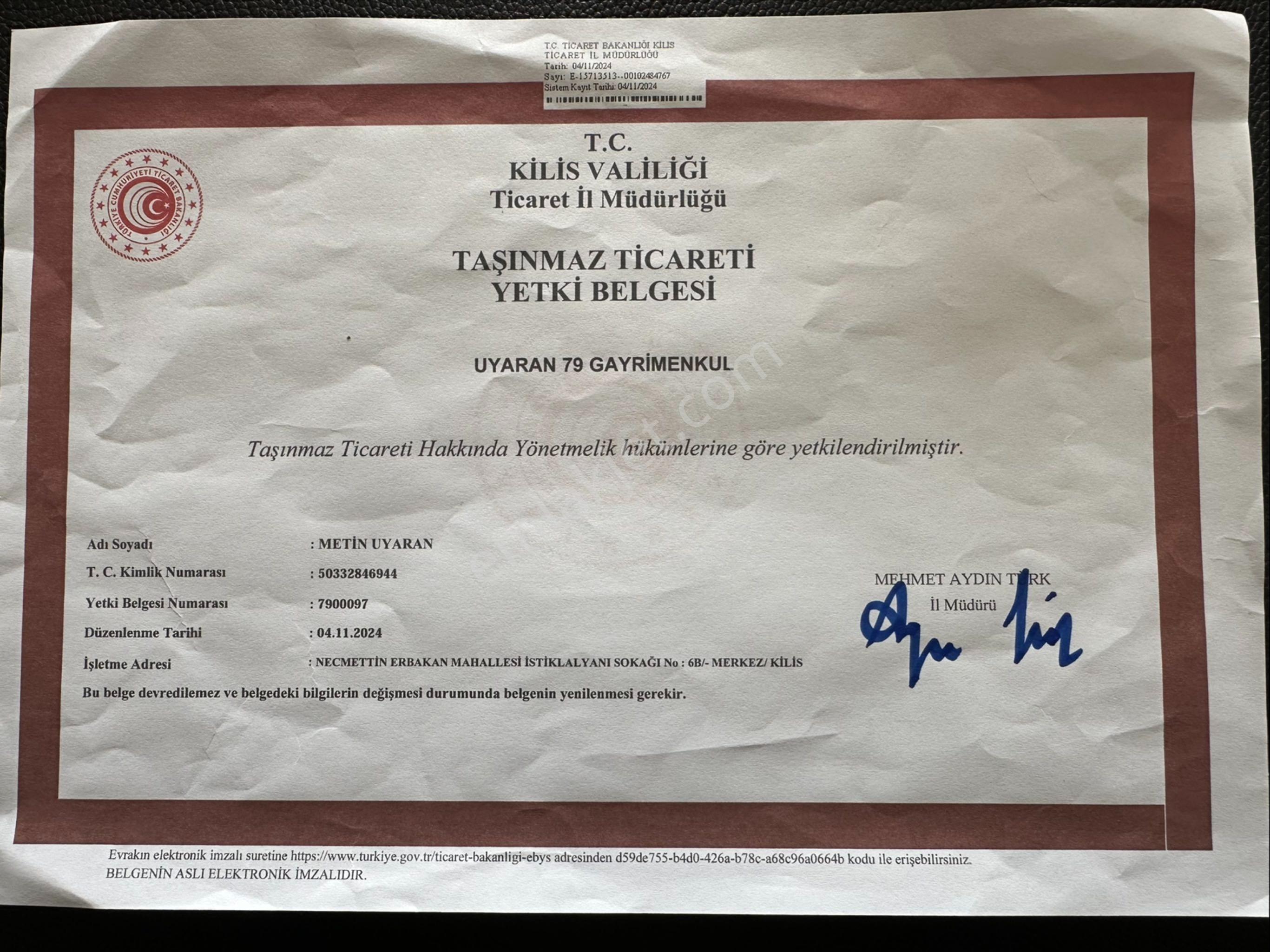 Uyaran79 Gayrimenkulden 7 Aralık Mh Satlık 3+1 Daire - Görsel 12