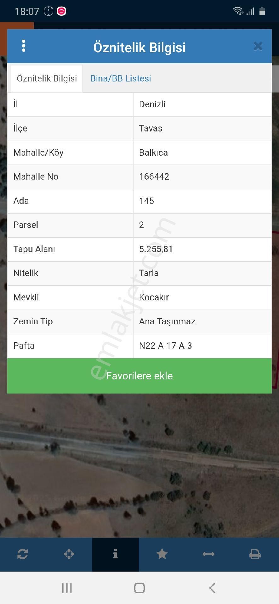 Asfalt Yola Cephetek Tapu Tarla 5225 M2
