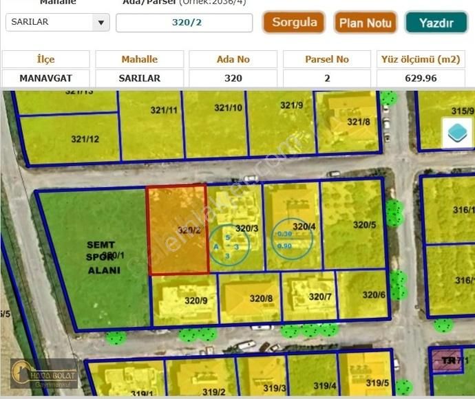 Sarılar Mh. Satılık Toplu Konuta Uygun 630m2 Arsa
