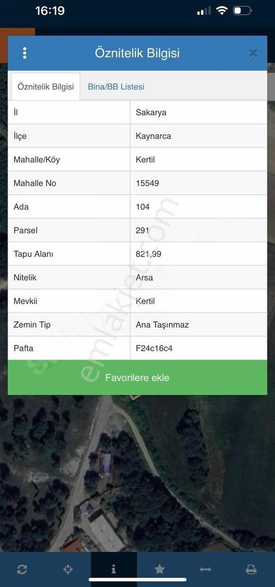 Kaynarca Kertil'de %40 İmarlı Arsa