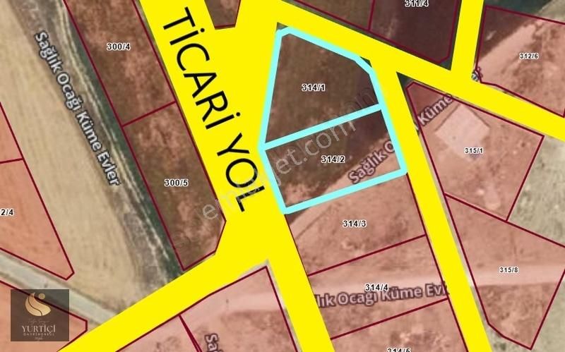 '' Yurtiçi Gayrimenkul '' Satılık İmarlı Köşe Parsel Arsalar....