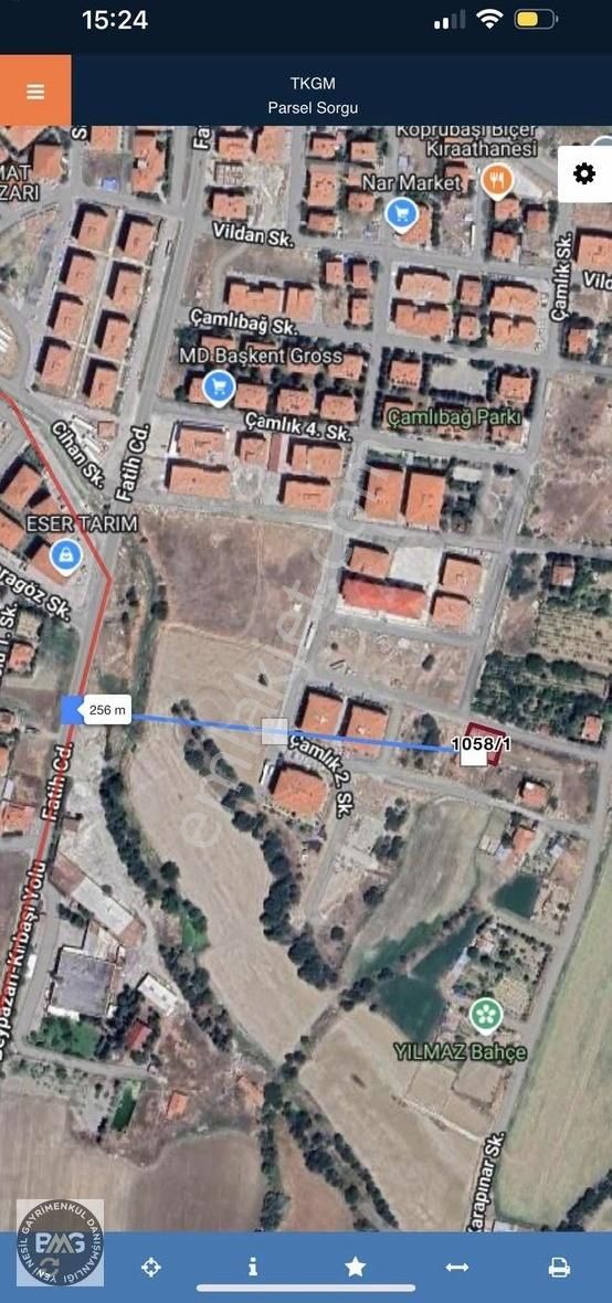 Beymen Gayrimenkul'den Çamlıbağda Satılık Köşe Başı 450 M2 Arsa