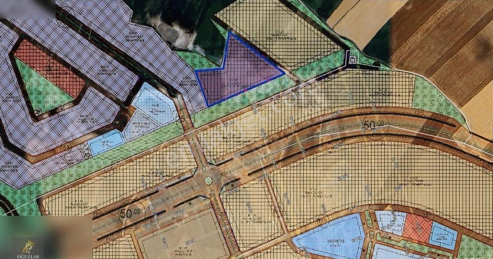 Oğuzlar'dan__yenikent Yeni Plan İçinde 1362m2 Ticari Arsa