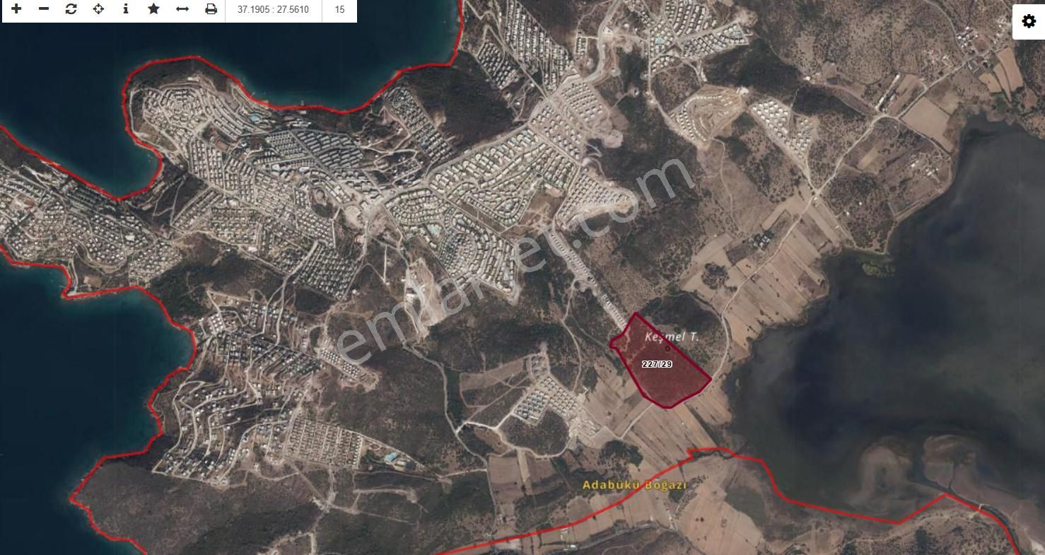 Muğla Milas Boğaziçi Mahallesi 264 M² Satılık Tarla