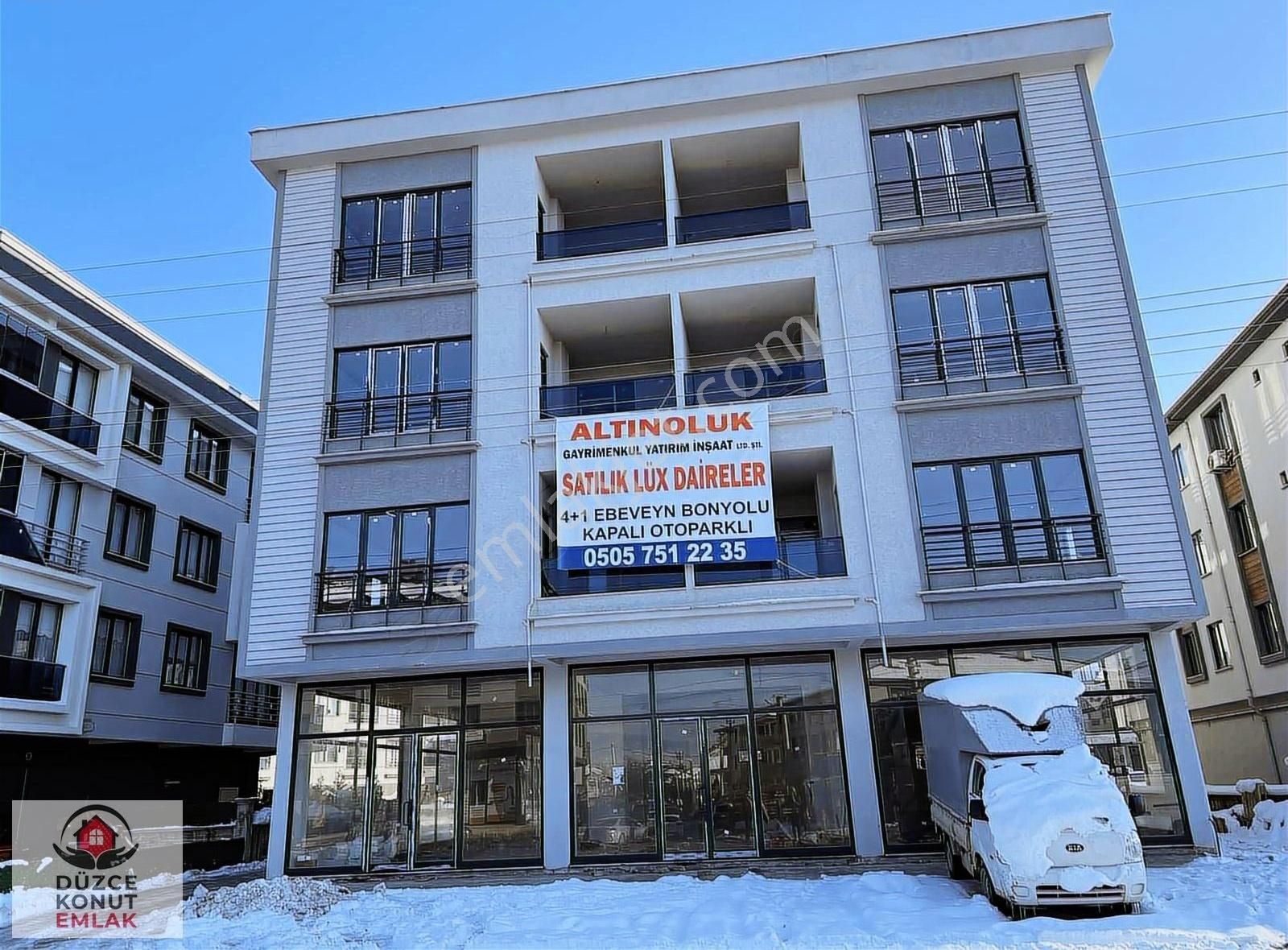 Düzce Konut Emlak | Darıcı Mah | Satılık 4+1 Sıfır Ara Kat Daire