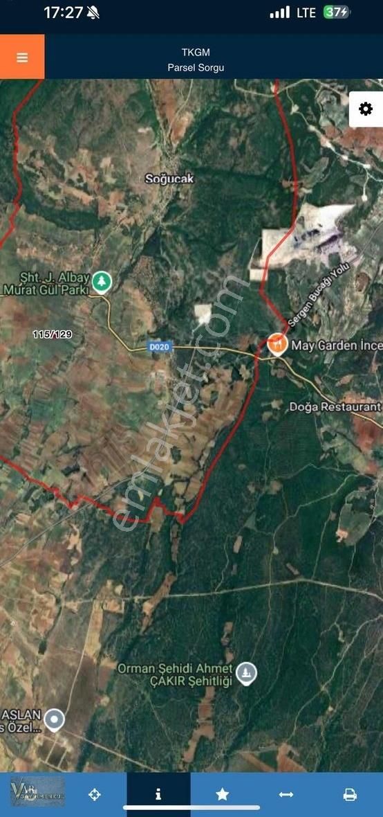 Kırklareli Vize Soğucak Köyünde Satılık 288 M2 Acil Hisse
