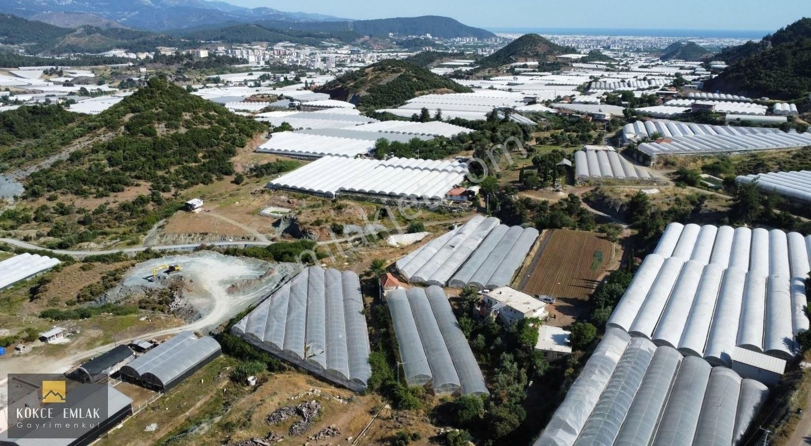 Kökce'den Sarcasu Mevkiinde 6500 M2 Satılık Sera Tarla
