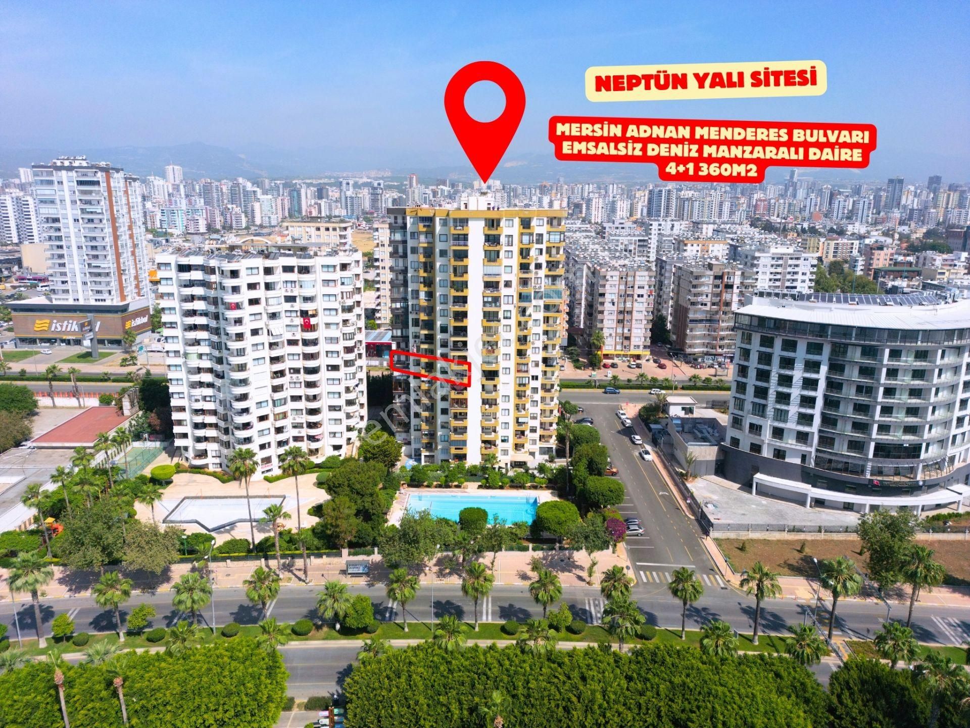 Thor'dan Adnan Mendereste Emsalsiz Deniz Manzaralı 360m2 Daire