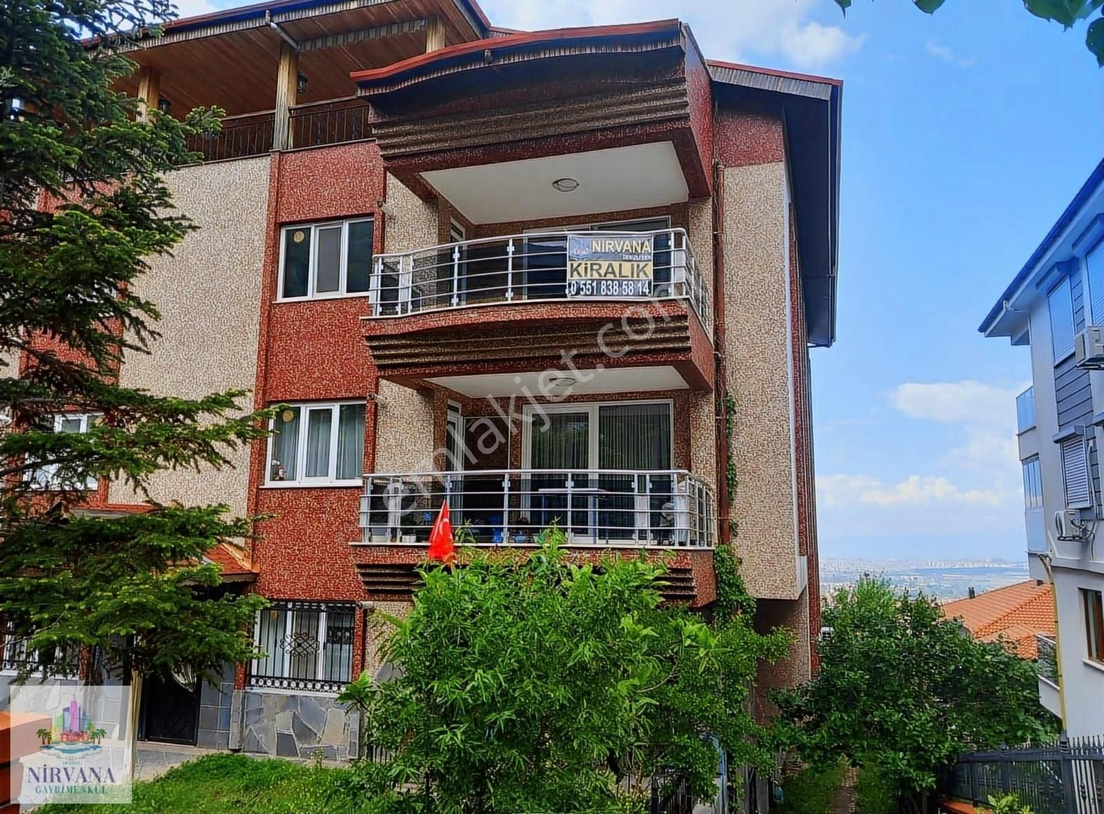 Zeytinköyde Denizli Manzaralı Geniş 3+1 Kiralık Daire