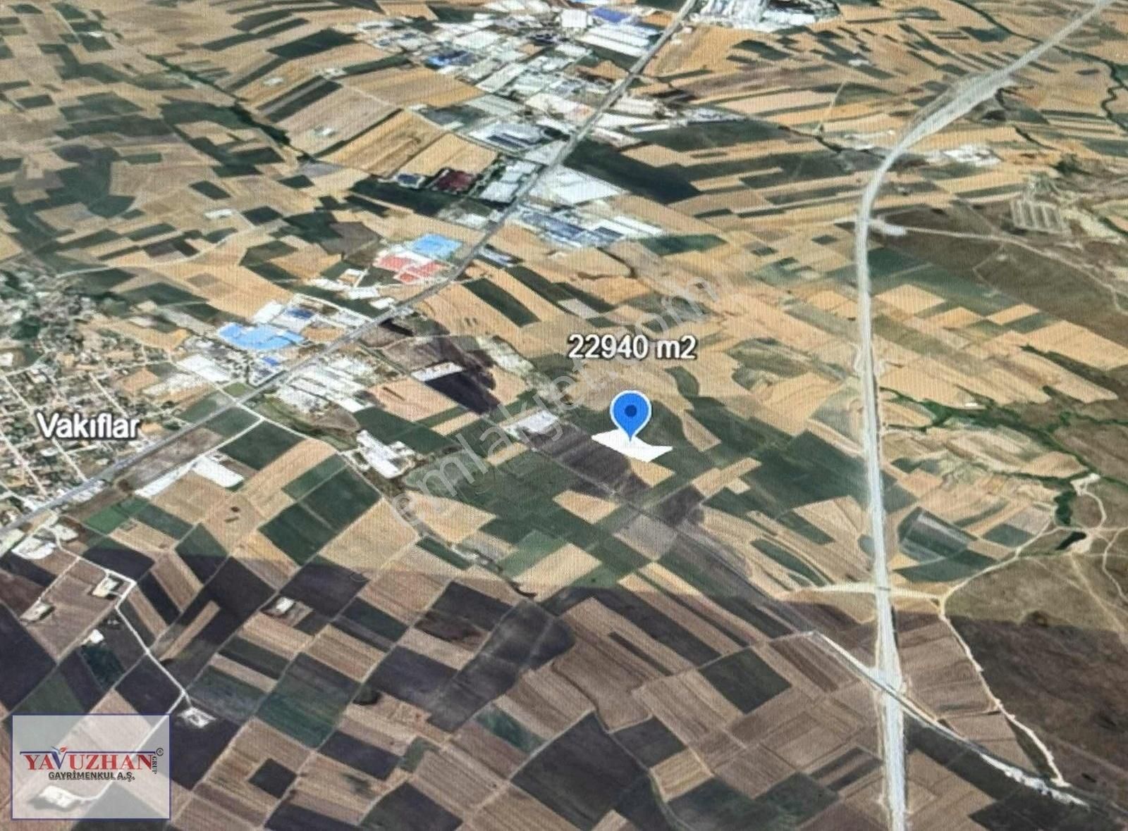 Ergene-vakıflar Osb'ye Yakın Konumda 22940 M2 Satılık Tarla