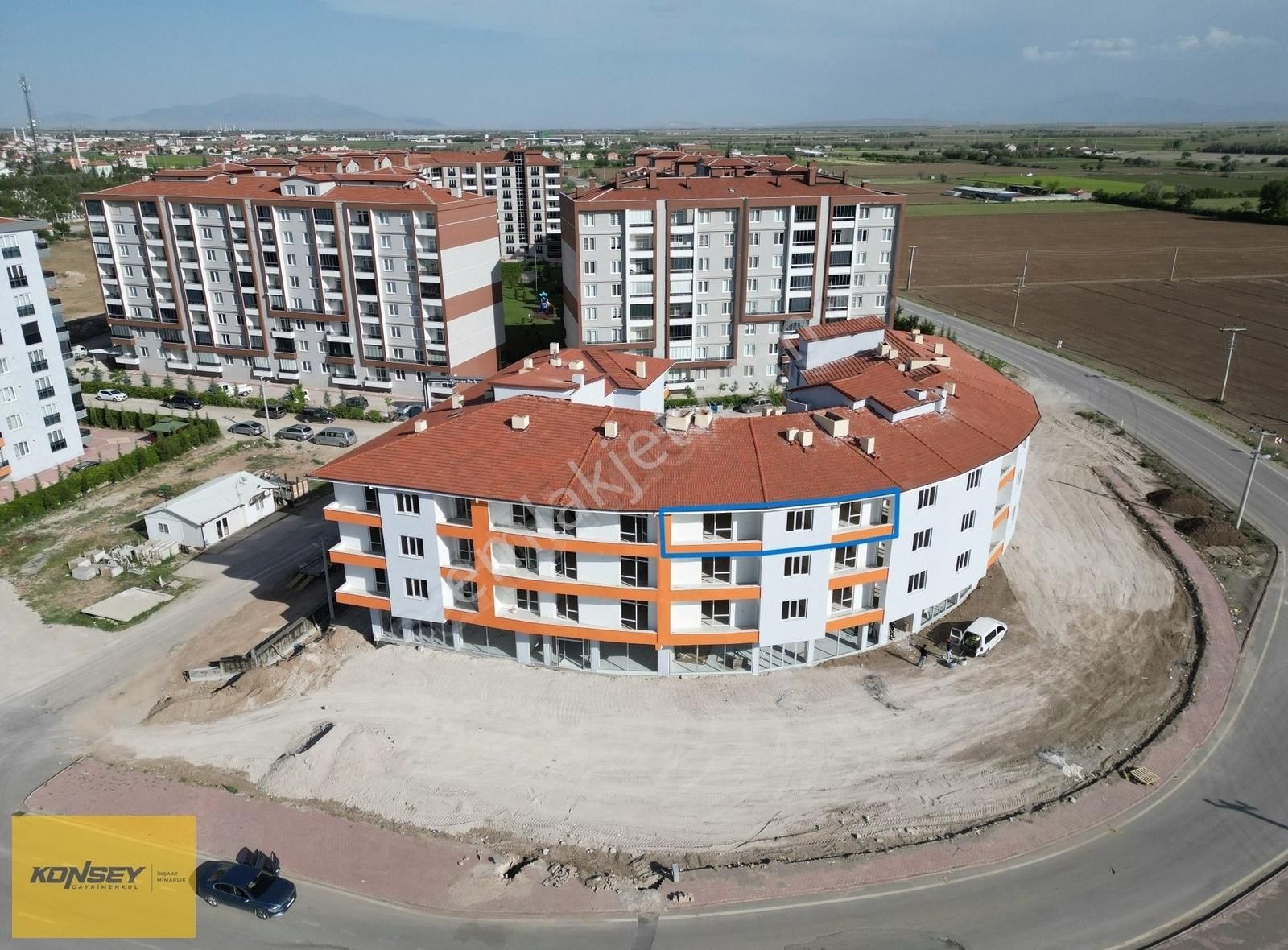 Çumra Nirvana Park Sitesinde Satılık Anahtar Teslim 2+1 Daire
