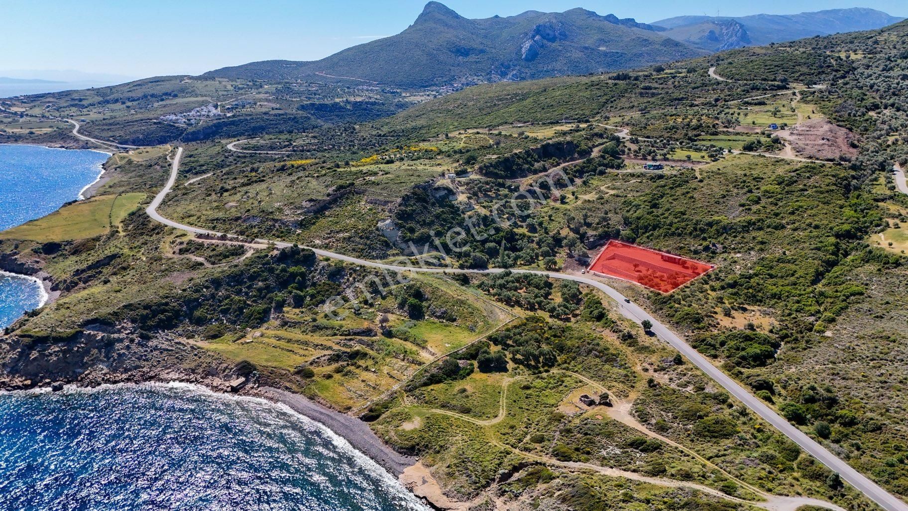 Karaburun Tepebozda Panoramik Manzaralı Tarla - Görsel 14