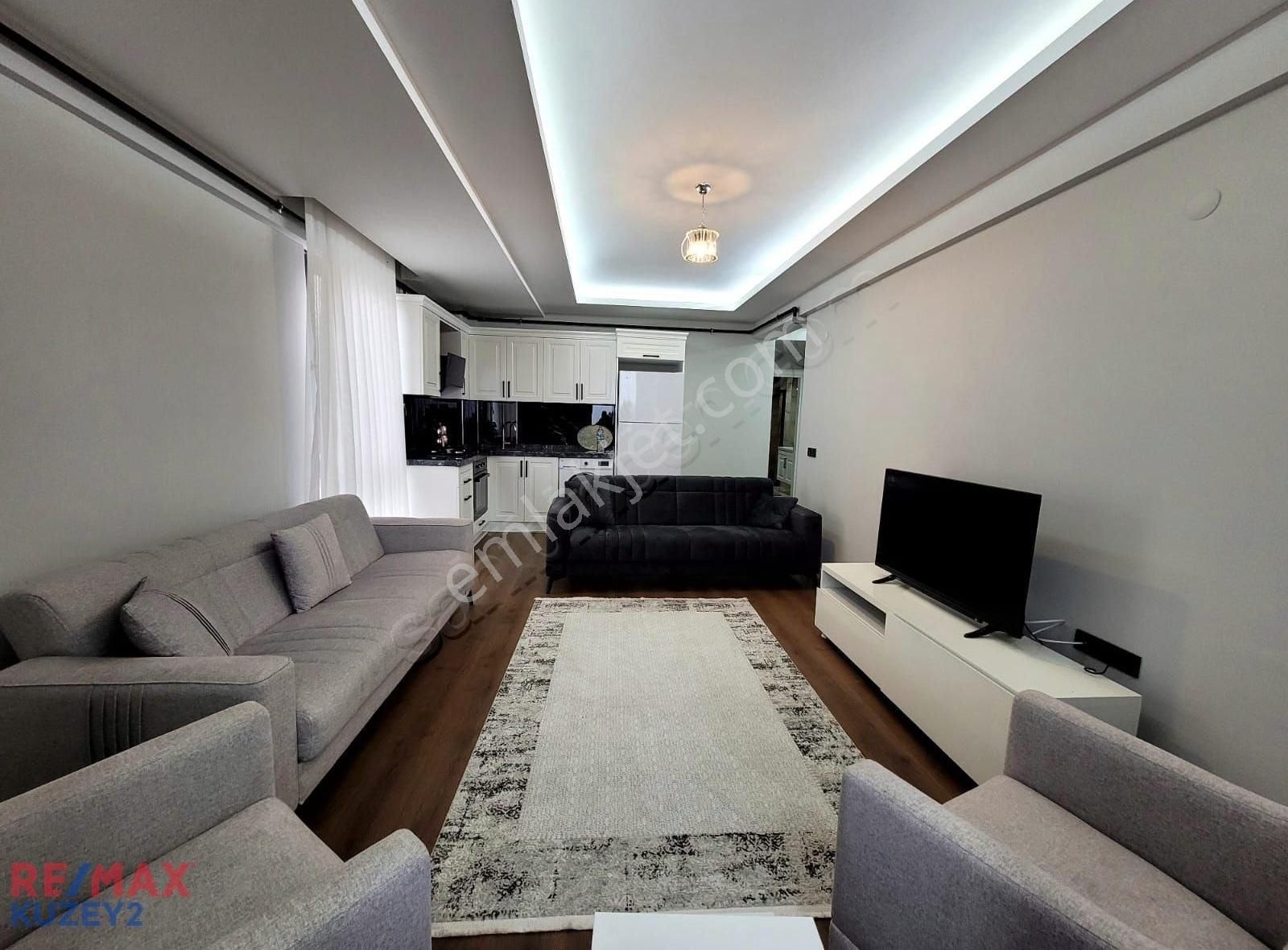 Atakum İncesu'da Lüks 60m2 Sıfır Eşyalı Kiralık 1+1 Daire
