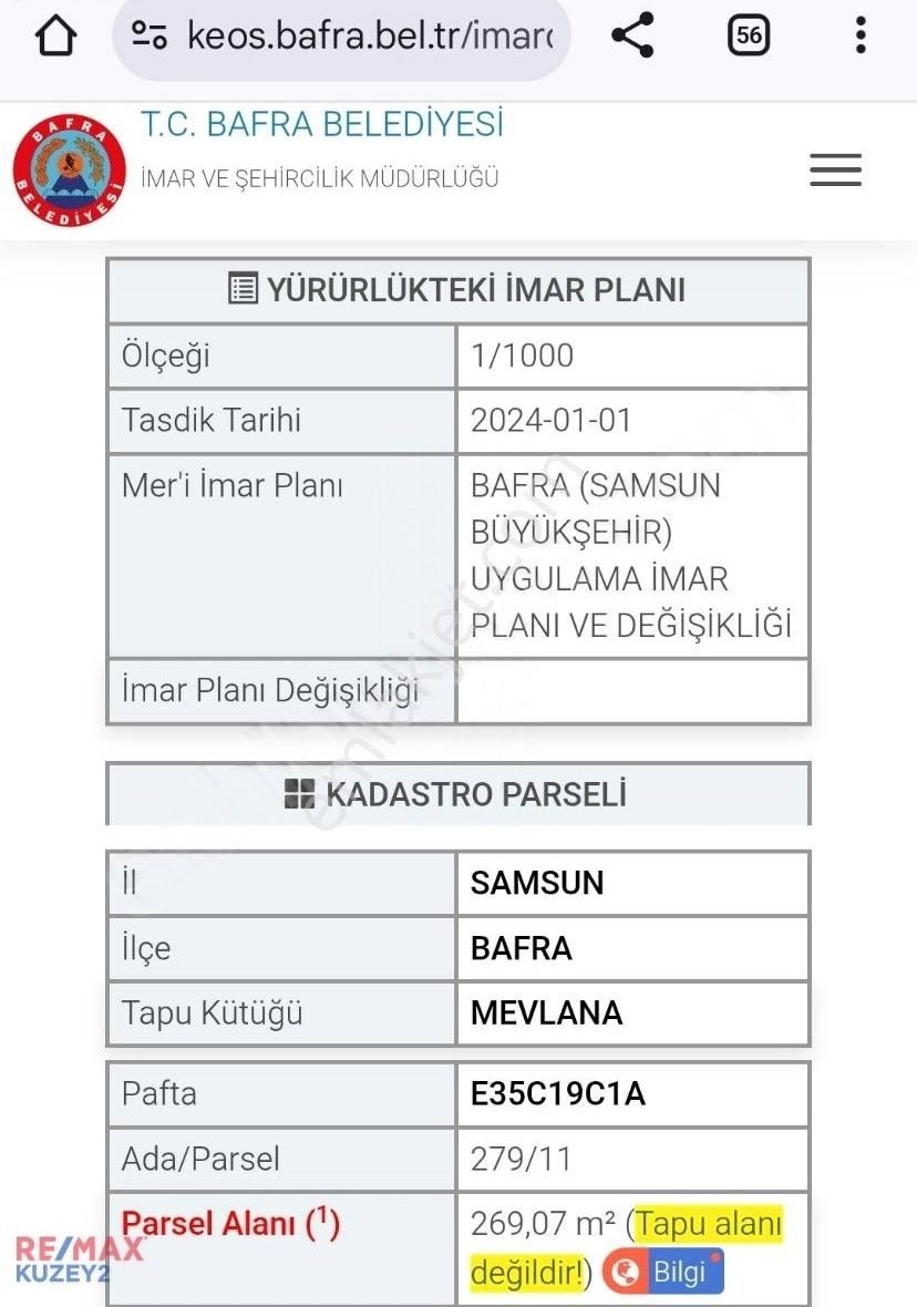 Bölgenin En Uygunu 3 Kata İmarlı Satılık Köşe Parsel 269m²