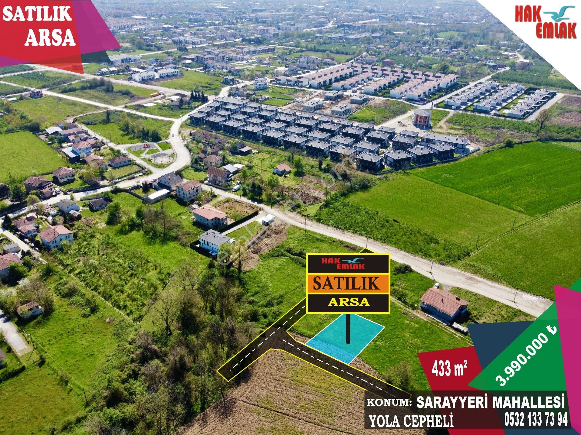 Hak Emlak'tan Sarayyeri Villa Yapımına Uygun Satılık 433 M² Arsa