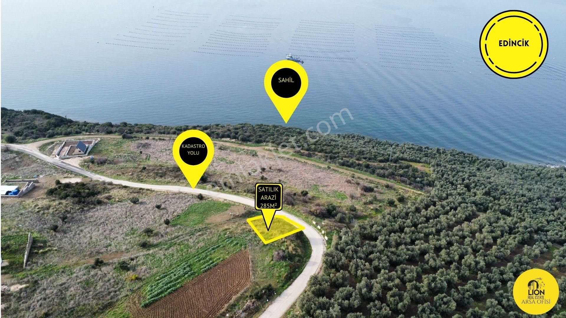 Edincik Mahallesinde Ana Caddeye Cephe Deniz Manzaralı Satılık Arsa