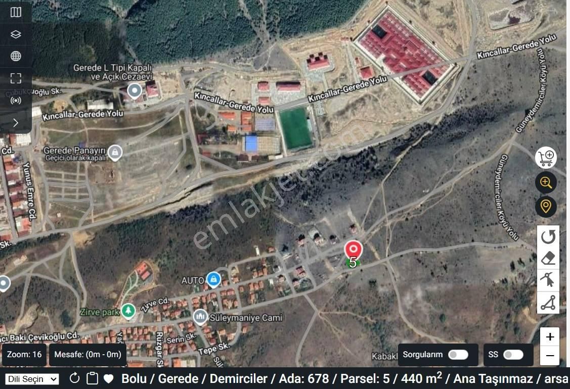 Sahibinden Yeni Mah. Köşe Parsel 440 M2 İmarlı Arsa