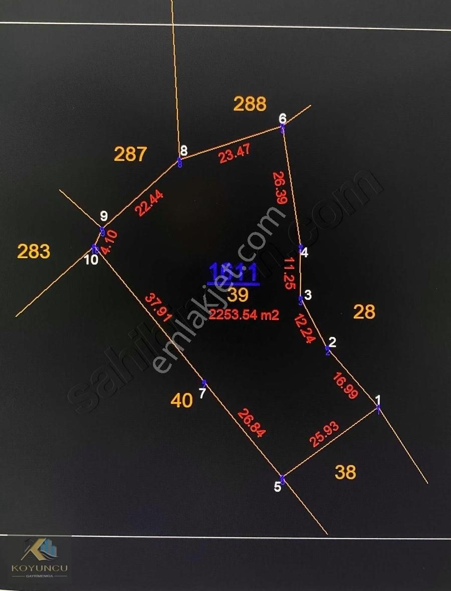 Koyuncu Gyrm'den Satılık Gemlik Narlı'da 2.253m2 Zeytinlik