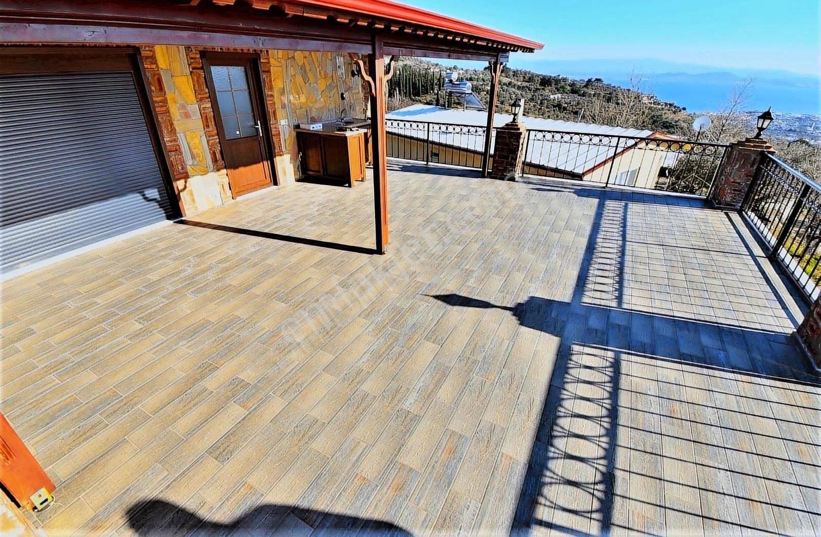 Arya'dan Güre Çamlıbel Köyünde 650 M2 Arsa İçinde 6+1 Taşvilla - Görsel 10