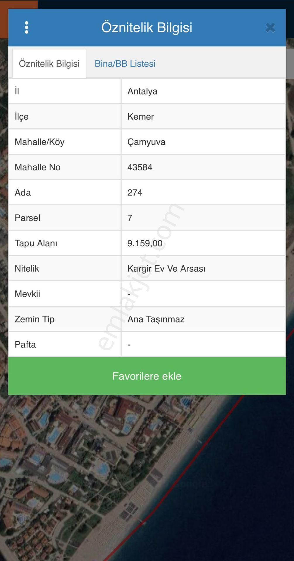 Uysal Gayrimenkul'den Kemer Çamyuvada Satılık 23 Dönüm Tta