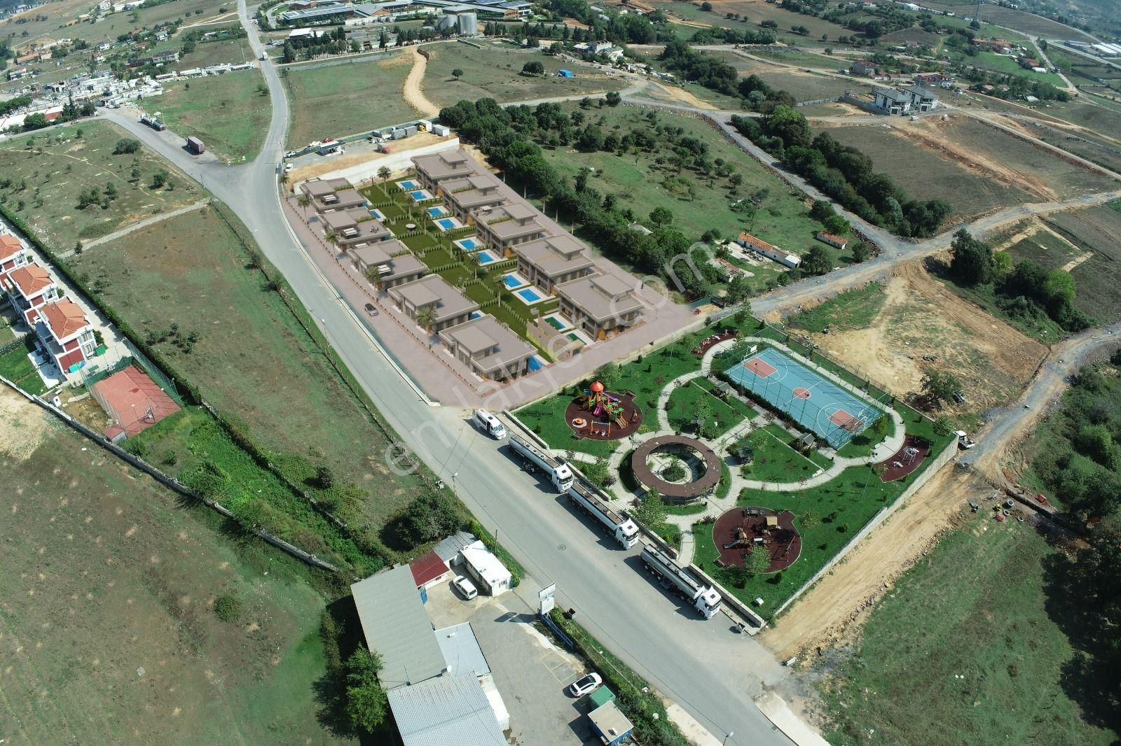 Tuzla Tepeören Müstakil Havuzlu Seyir Teraslı 6+1 Satılık Villa