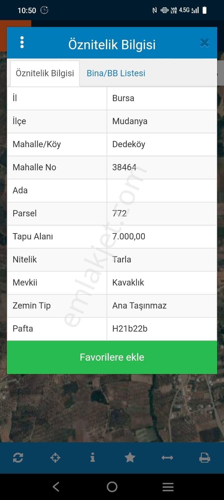 #satılık Tarla# Mudanya Dedeköy Mahallesi