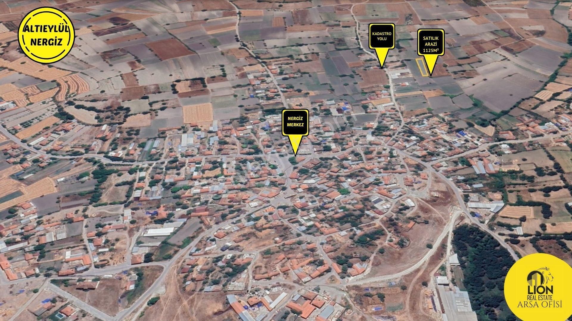 Balıkesir Altıeylül Nergiz'de Yerleşime Yakın Fırsat 1125 M² Tarla