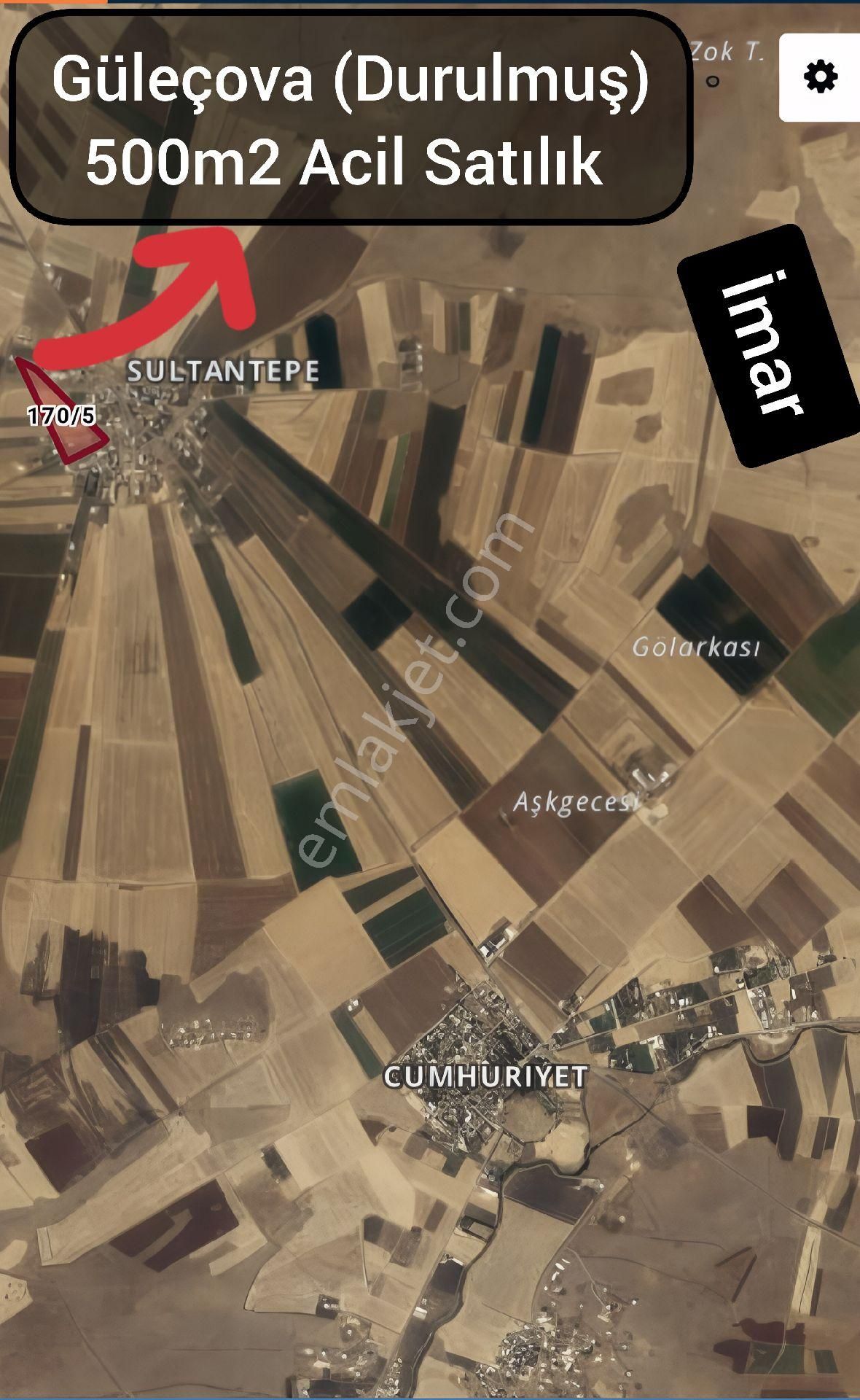 Güleçova 500m2 Acil Satılık