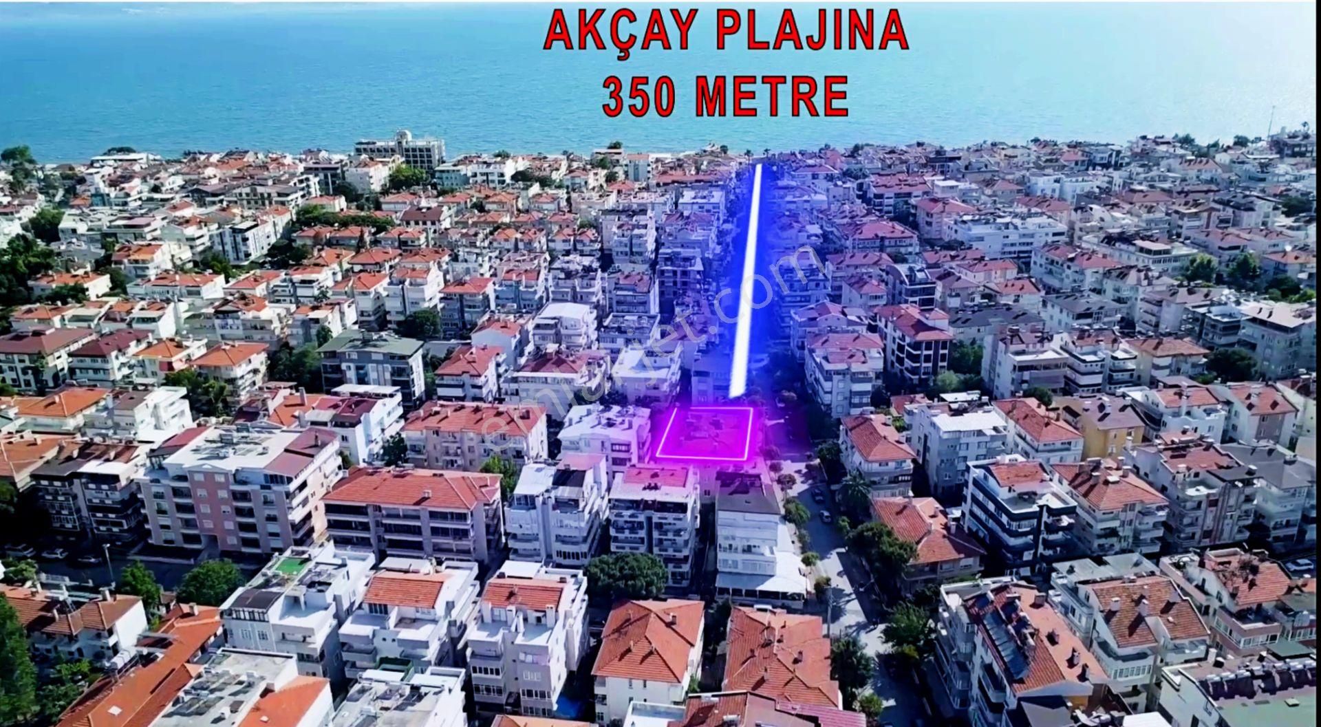 Rw Nefes'ten Akçay'da Plaja 350 Metre Mesafede, 3+1, Bakımlı Bahçeli 3+1 Daire